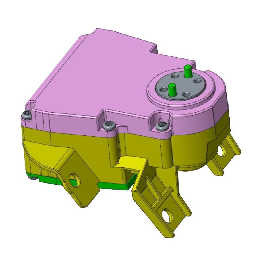 汽车中控旋转执行器